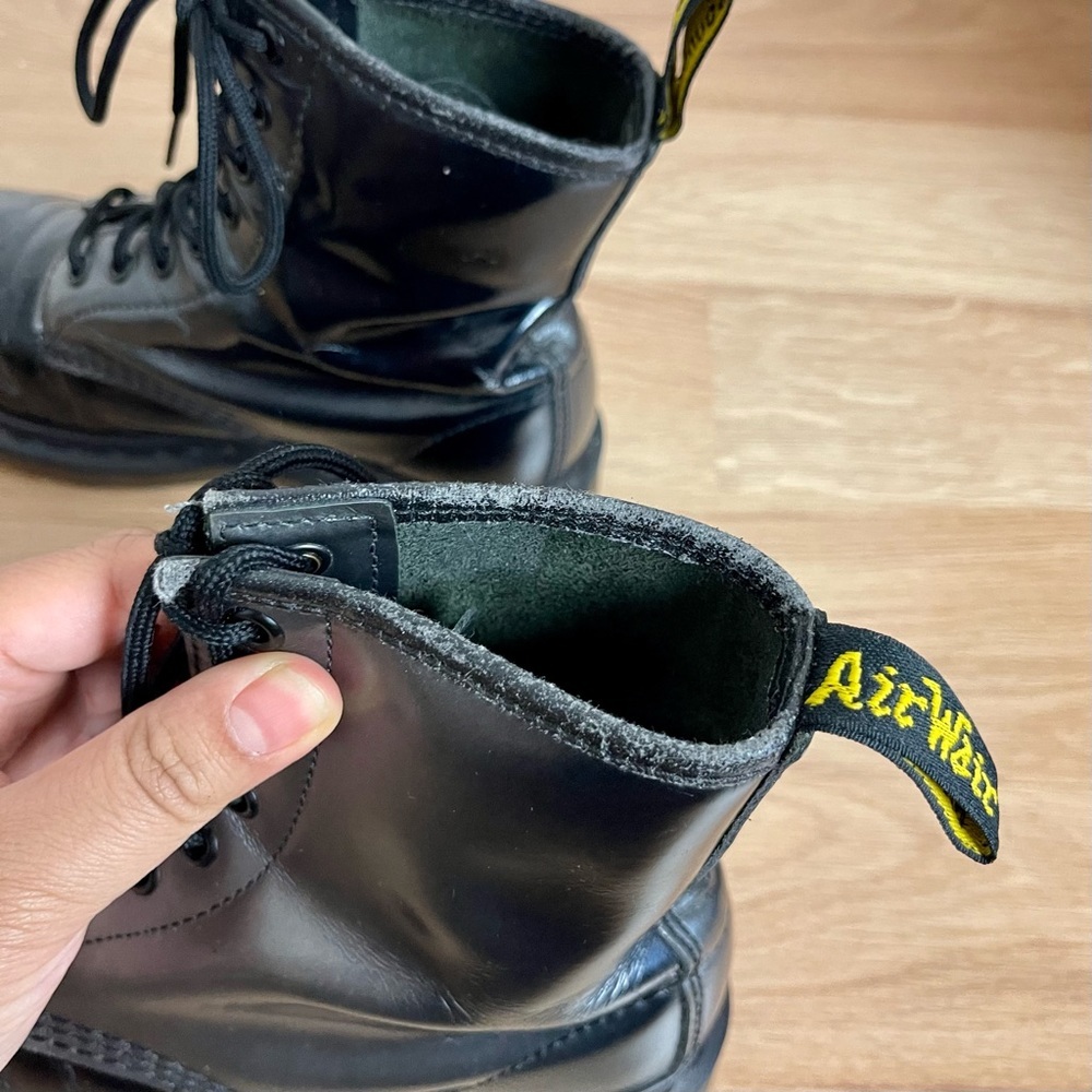 Dr. Martens 1490 Silver Ombré Metallic Boots - Picture 11 of 15